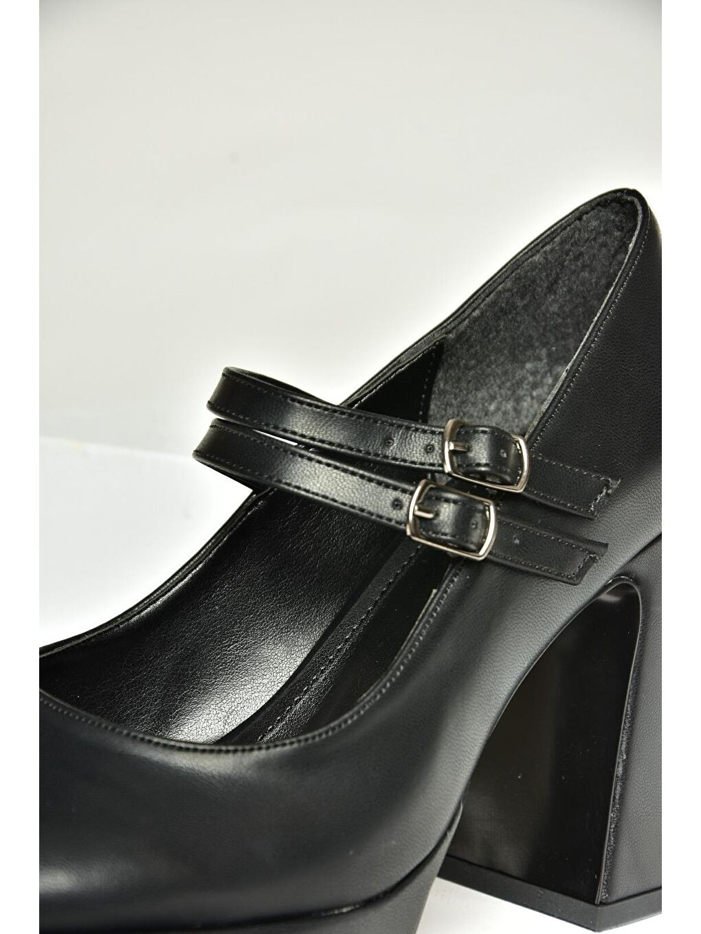 T5696133 Siyah Kadın Topuklu Ayakkabı-2