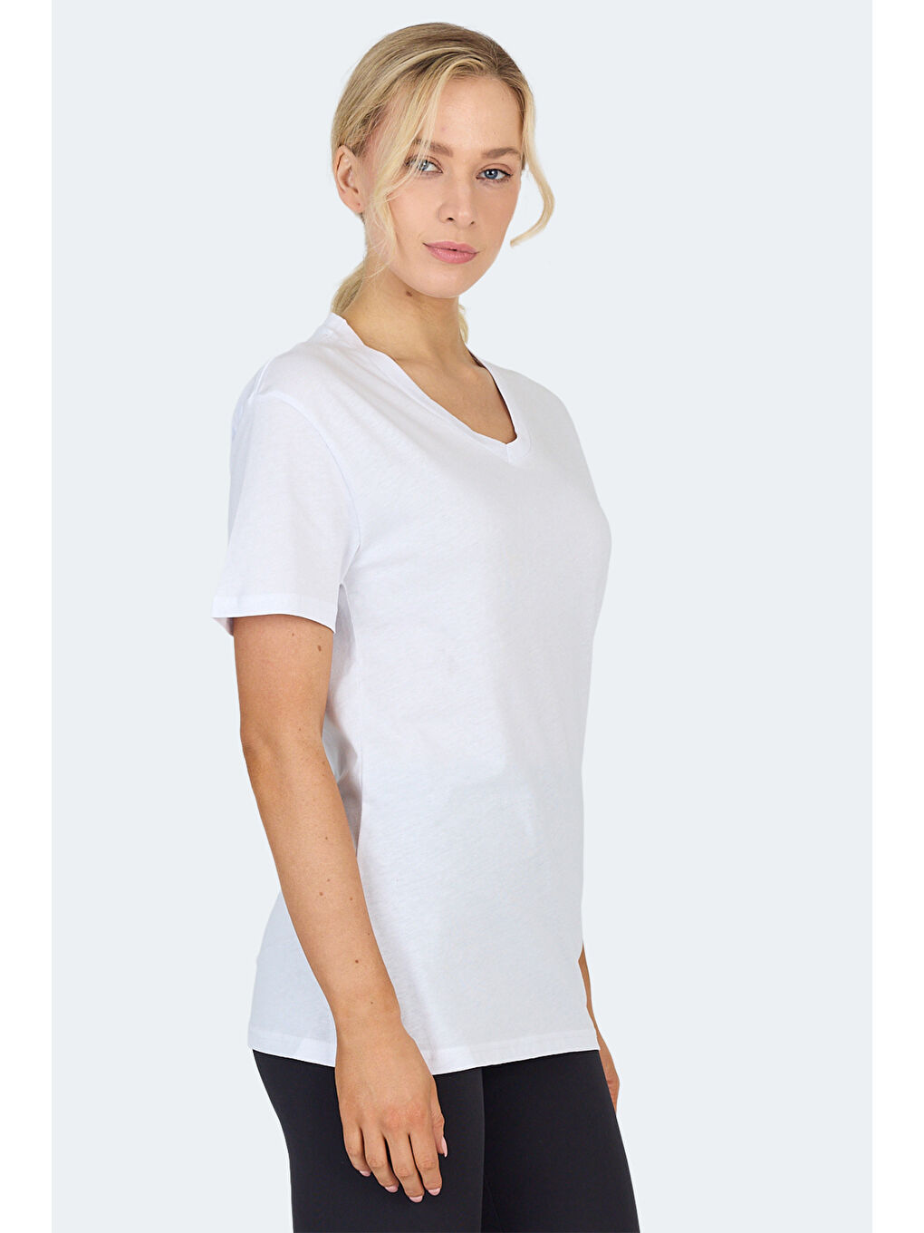 KRISTEN I Kadın Beyaz Tişört-3
