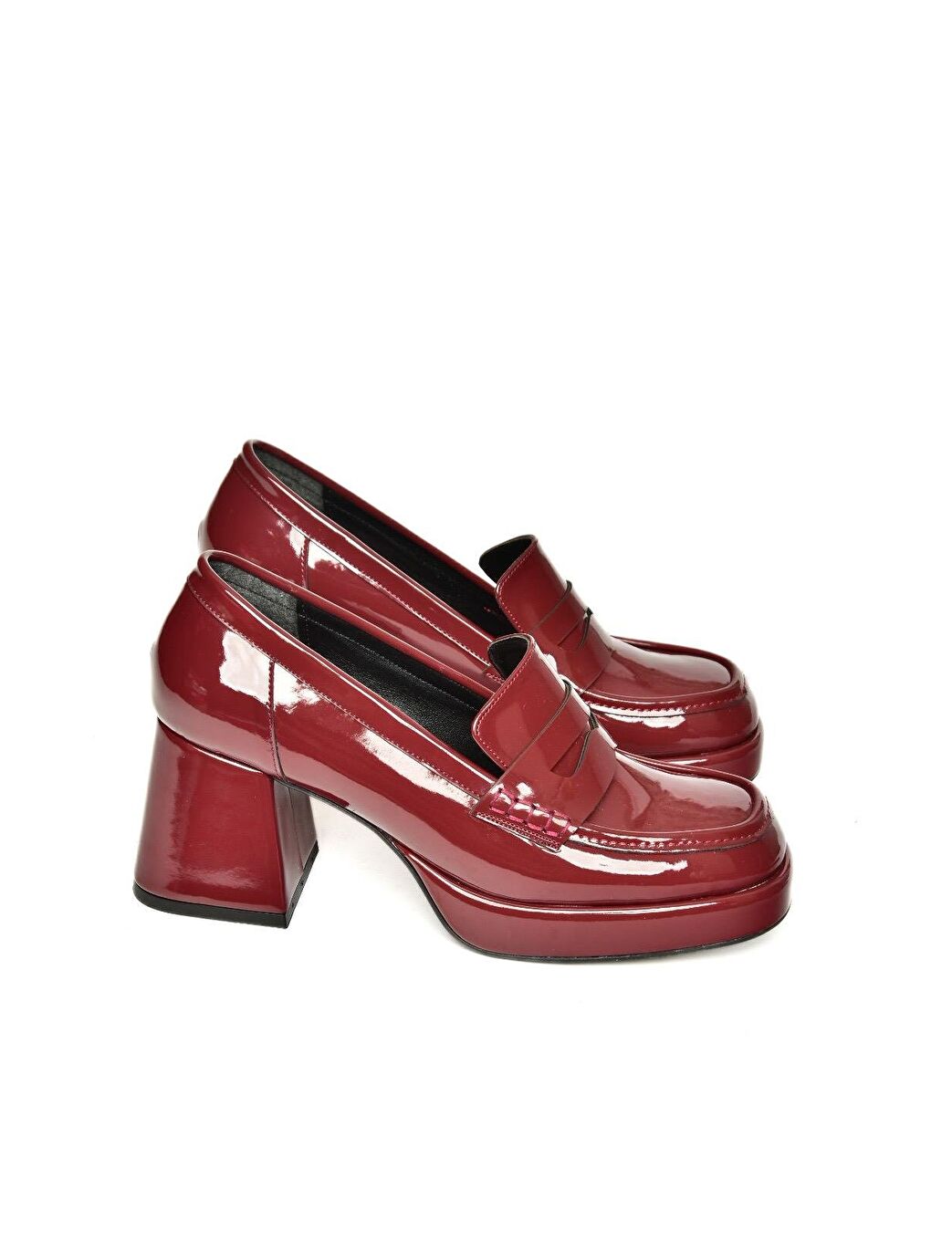 T5690137 Bordo Kadın Topuklu Ayakkabı-3