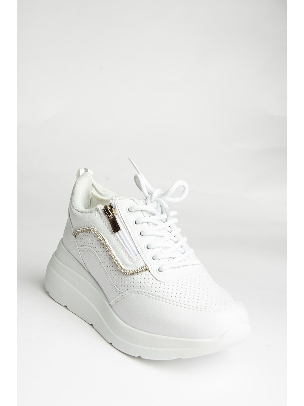 U7020207 Beyaz Kadın Sneakers-1