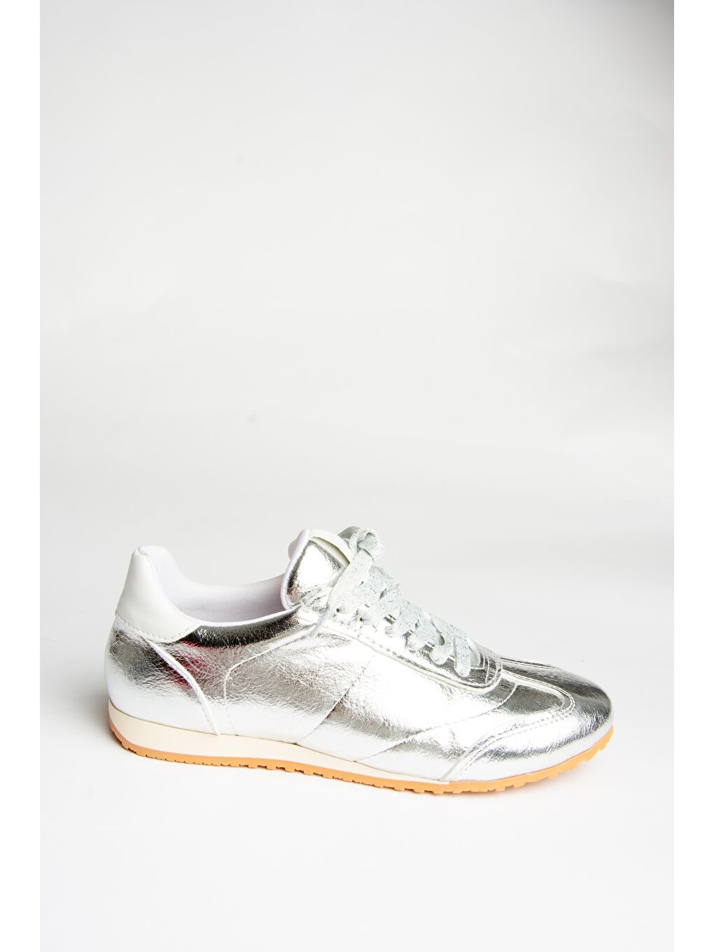 Gri U8207304 Gümüş Kadın Sneakers