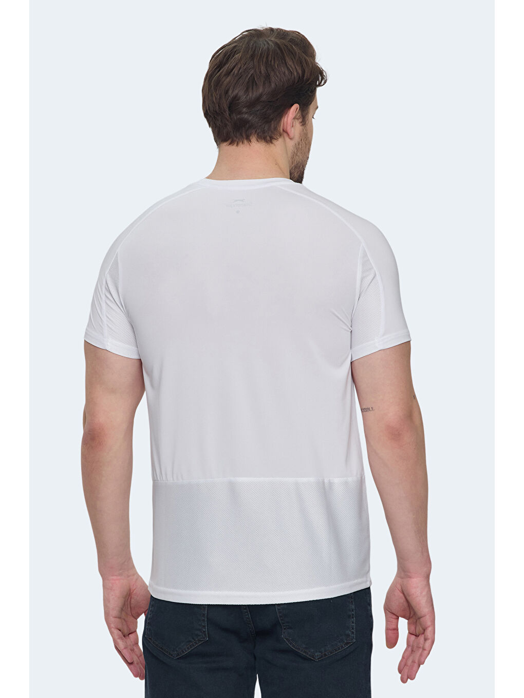 VISHAL KTN Erkek Beyaz Tişört-1