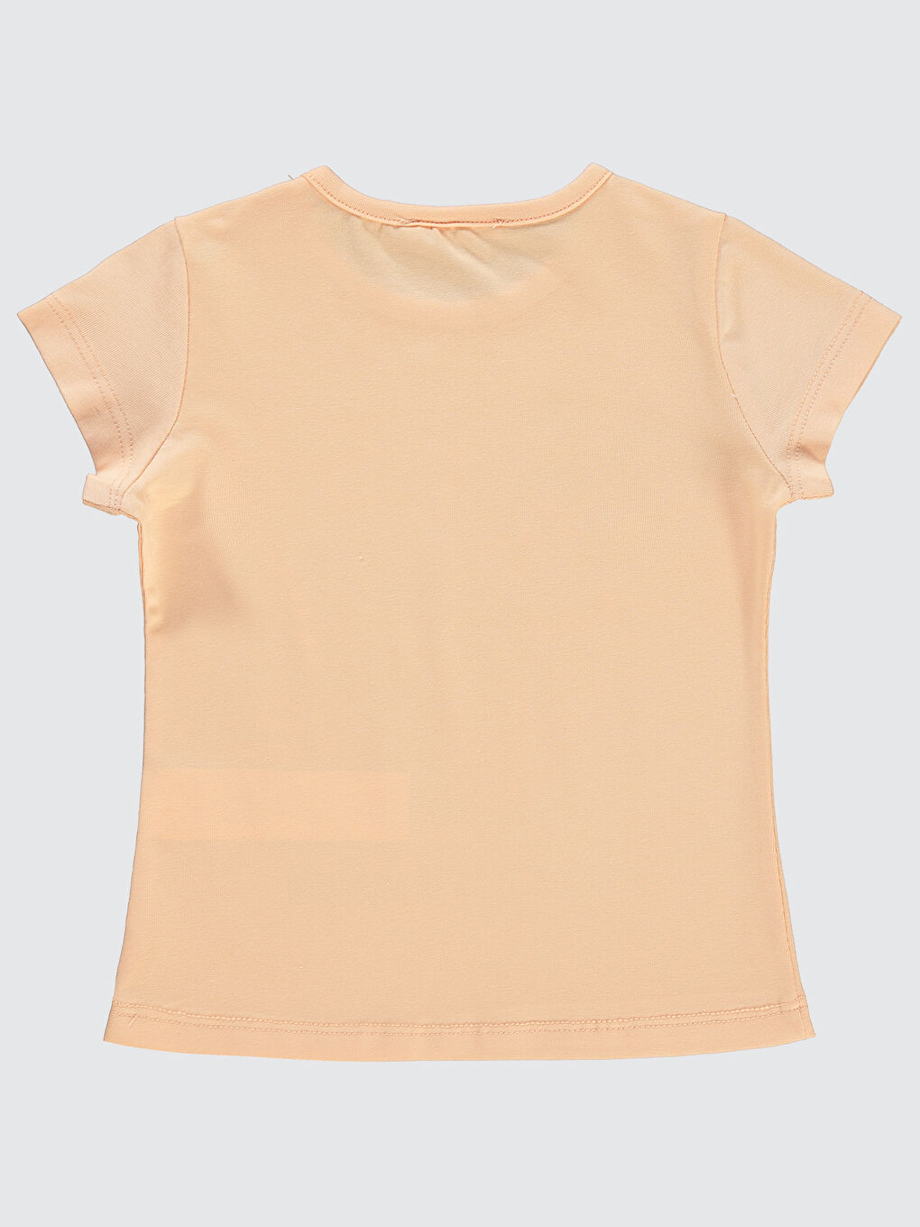 Pembe Girls Kız Çocuk Tişört 2-5 Yaş Yumuşak Şeftali-1