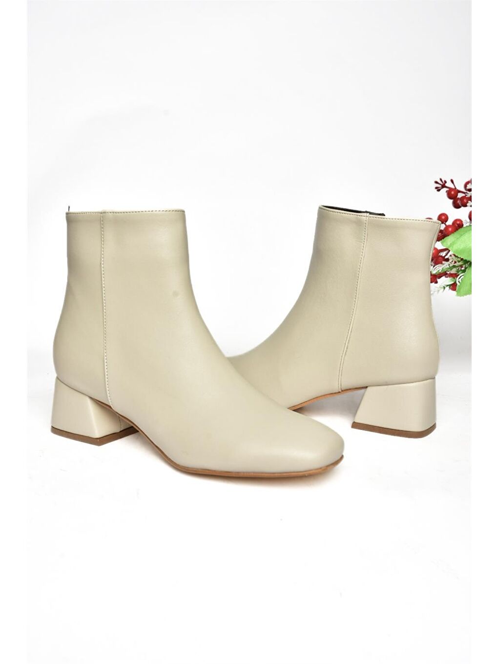 R6540124 Bej Kadın Bot-6