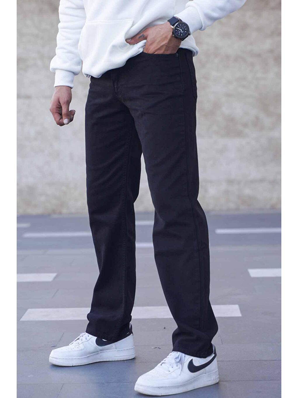 Siyah   Erkek Jean Pantolon 6312