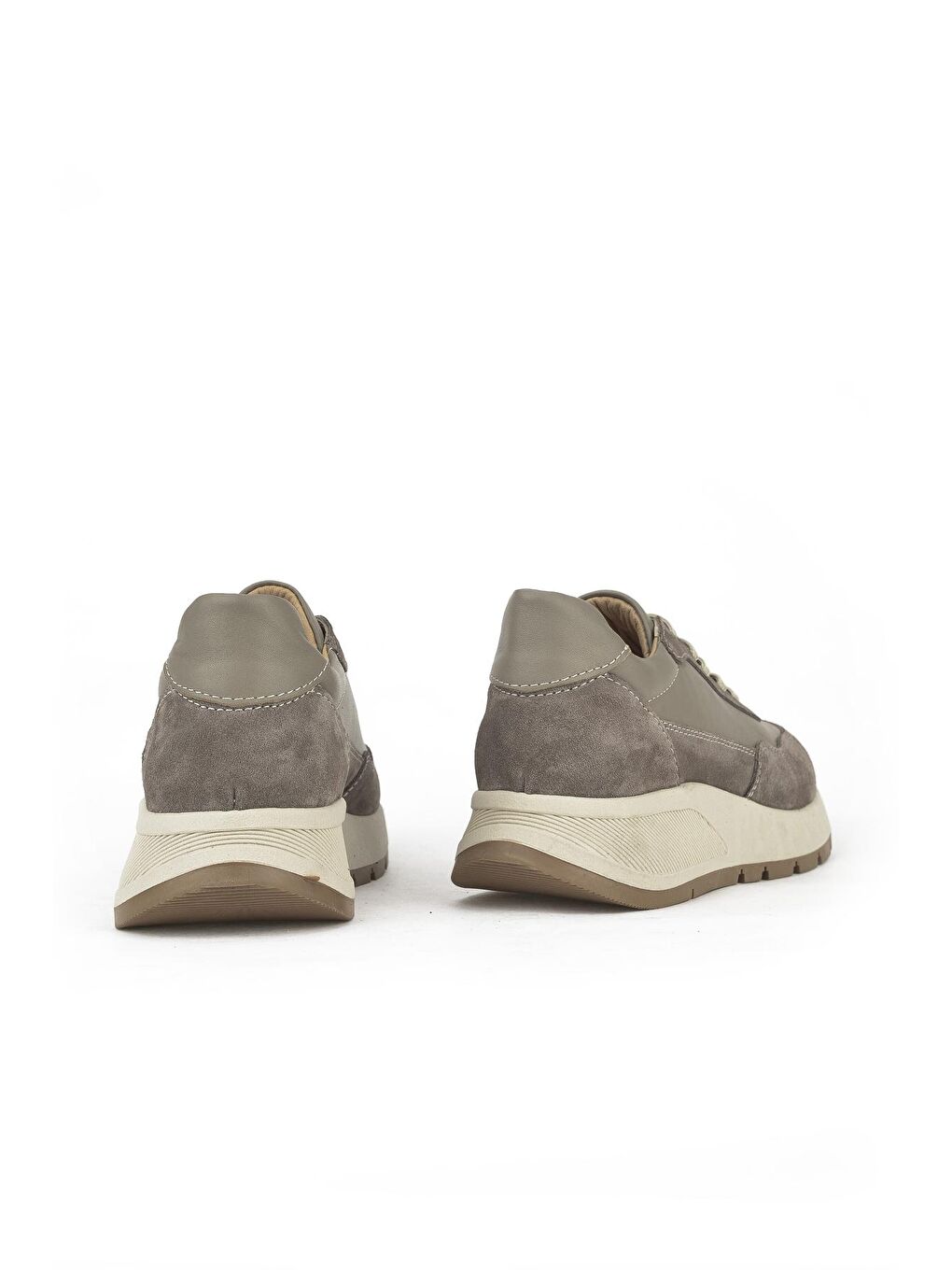 Bej Kadın Hakiki Deri Ayakkabı 133359Z461 Vizon-2