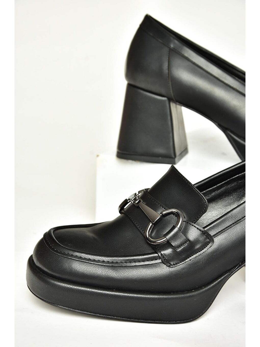 T5696138 Siyah Kadın Topuklu Ayakkabı-2