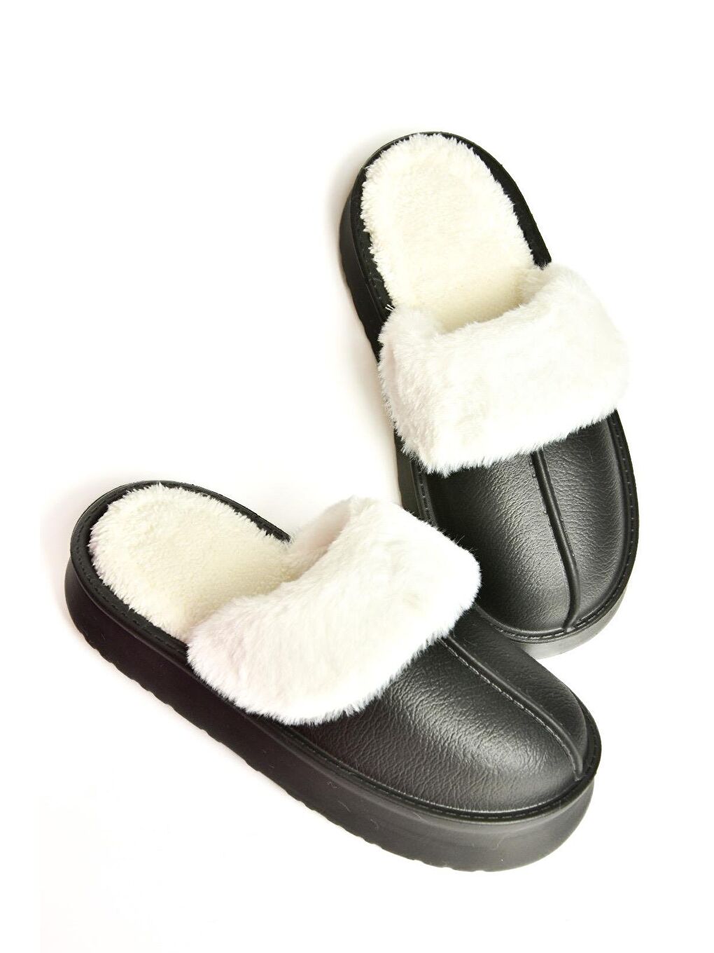 T918264209 Siyah Kadın Terlik-3