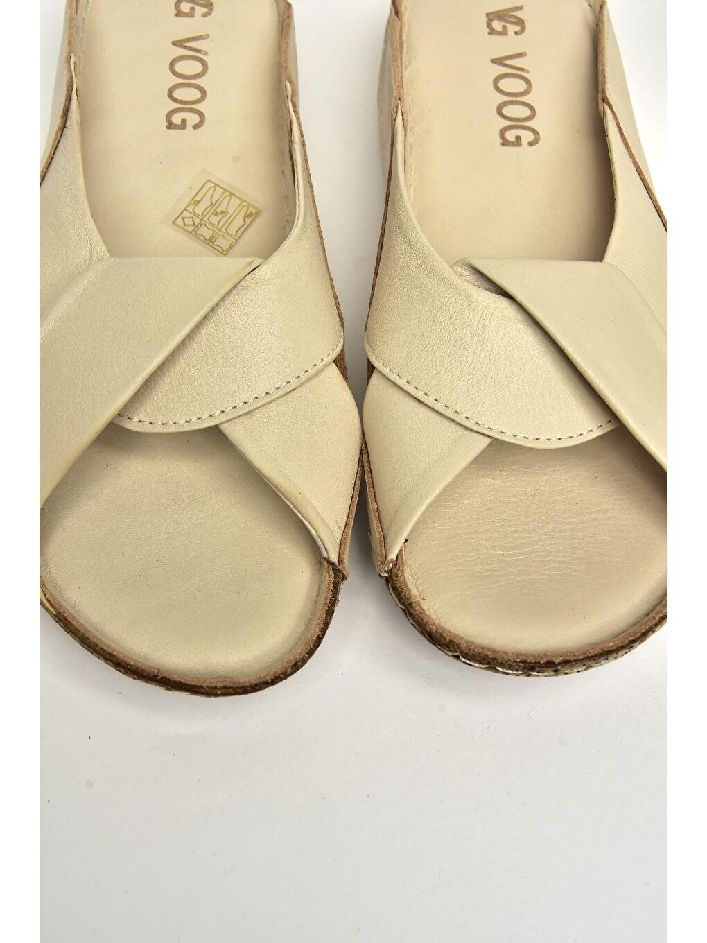 U5550600 Bej Kadın Terlik-2