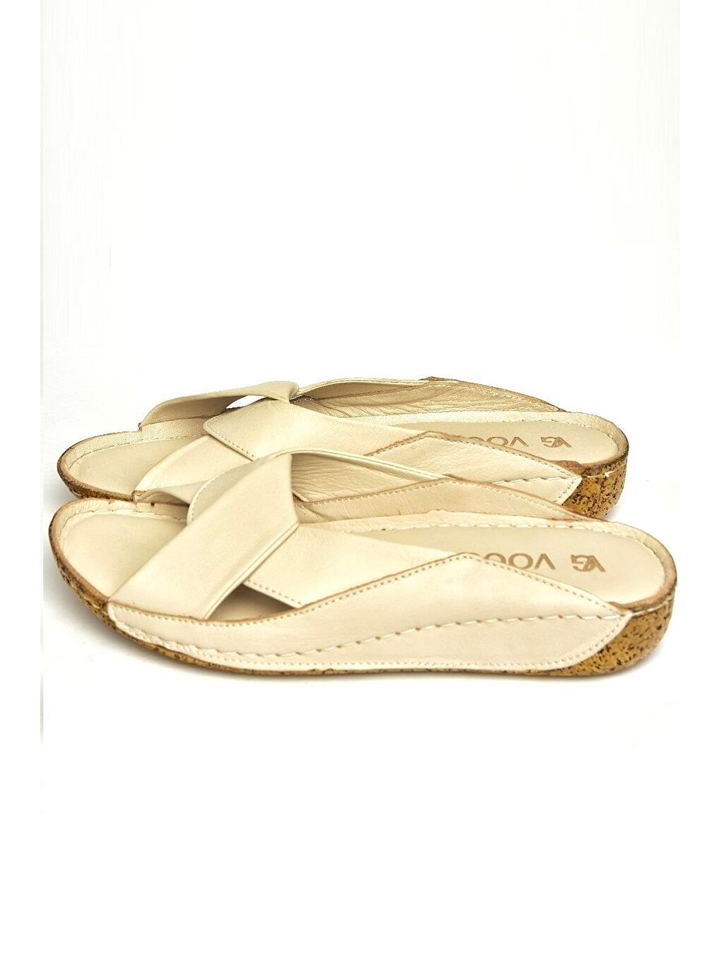 U5550600 Bej Kadın Terlik-3