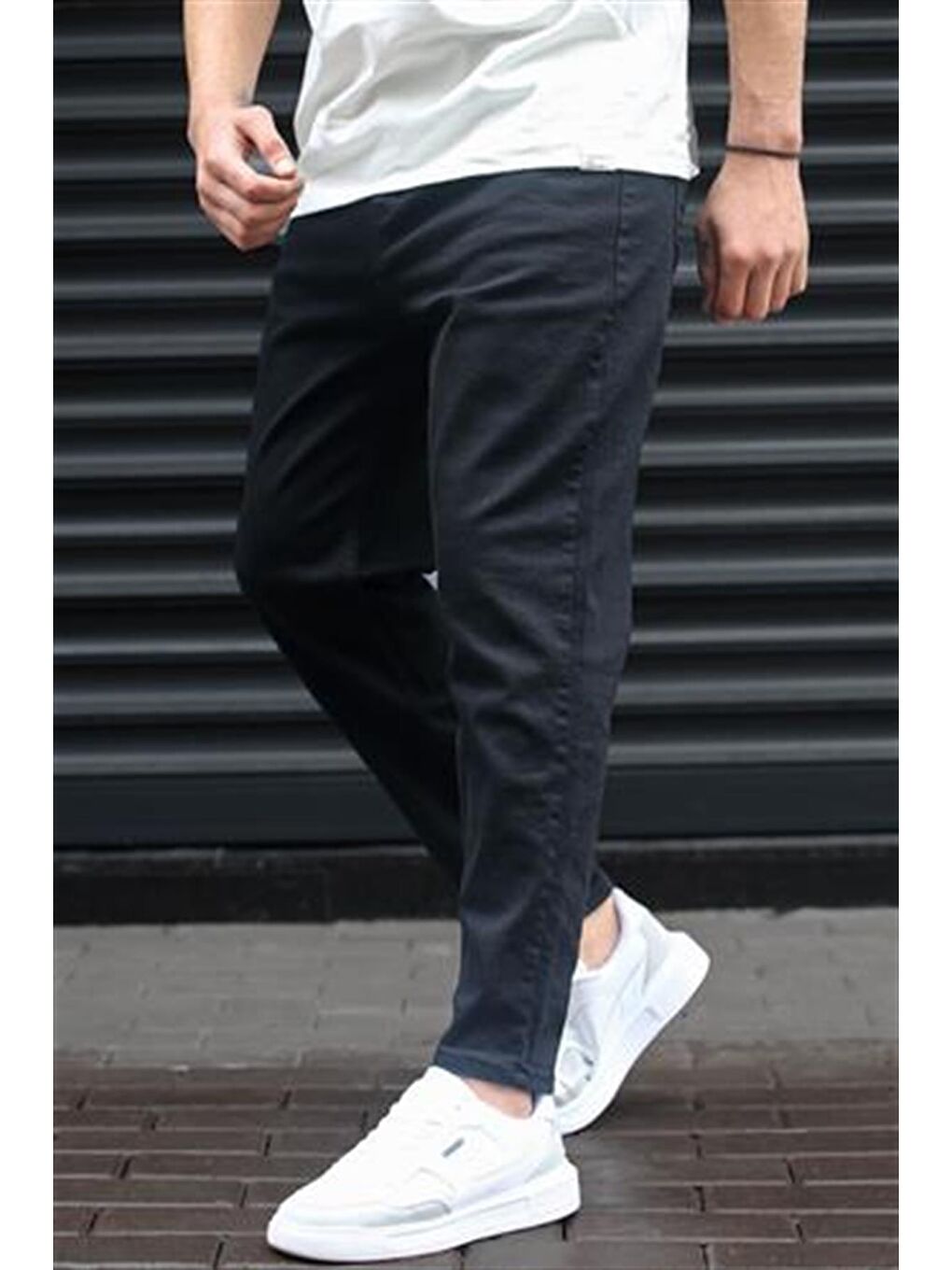 Koyu Siyah Oversize Erkek Jean 5102