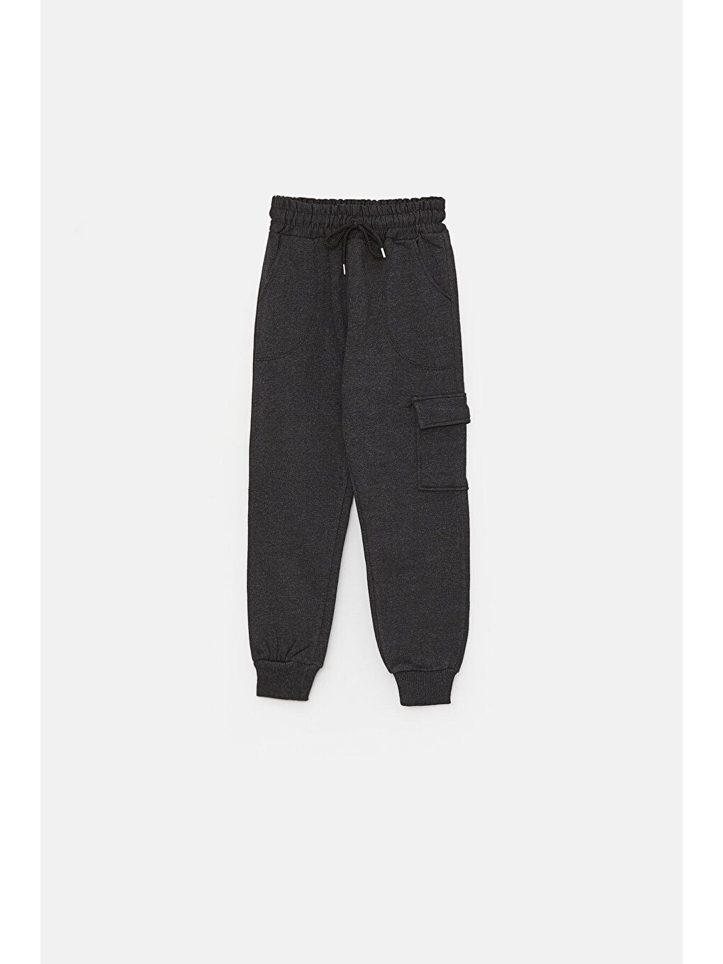 Gri Kargo Cepli Erkek Çocuk Eşofman Altı