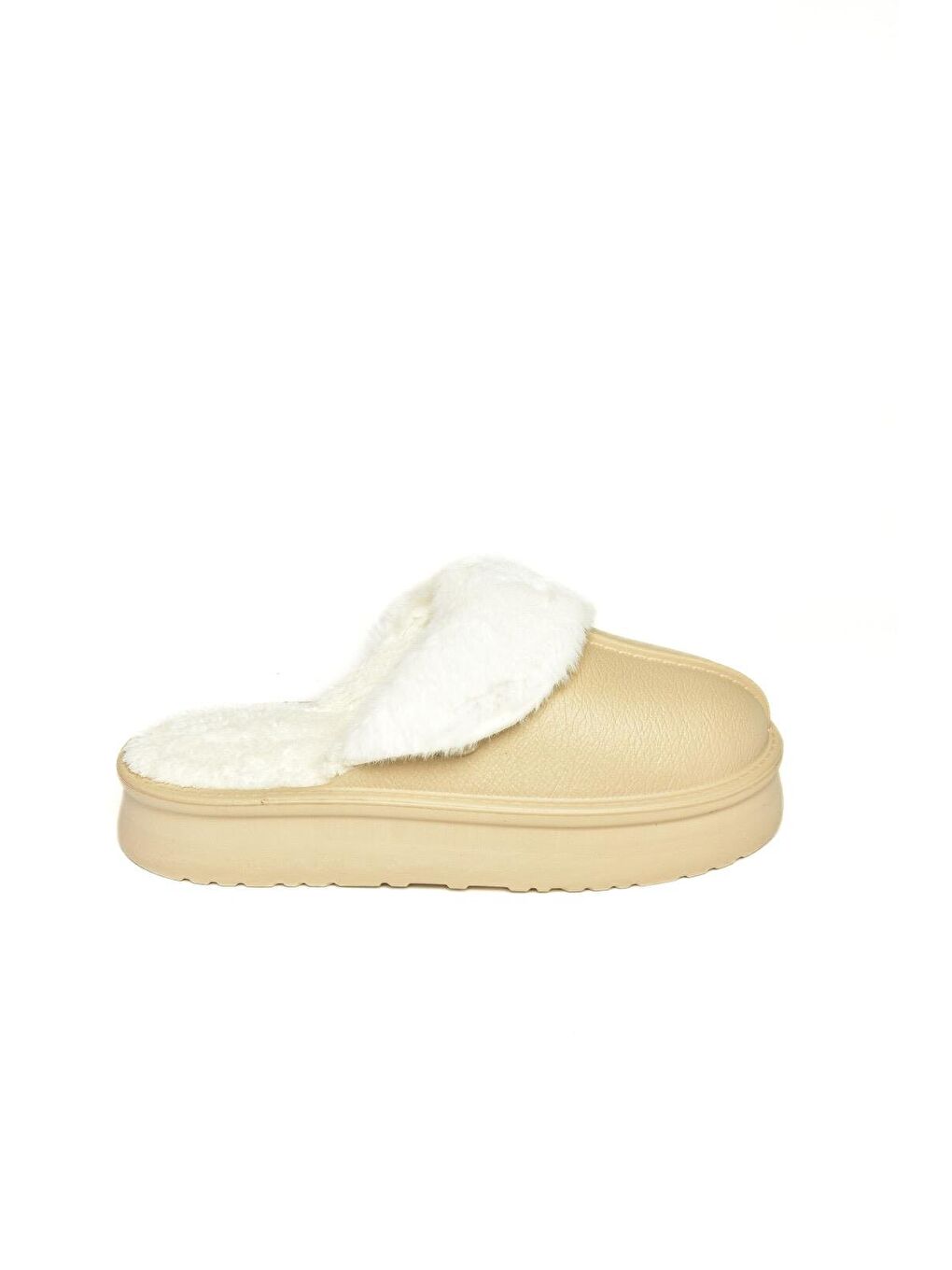 Fox Shoes T918264209 Bej Kadın Terlik