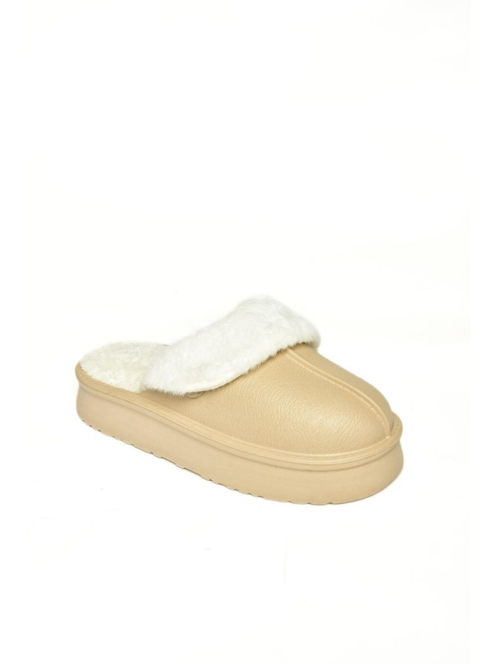 Fox Shoes T918264209 Bej Kadın Terlik - 1