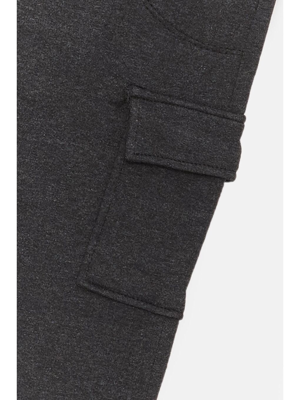 Gri Kargo Cepli Erkek Çocuk Eşofman Altı-3