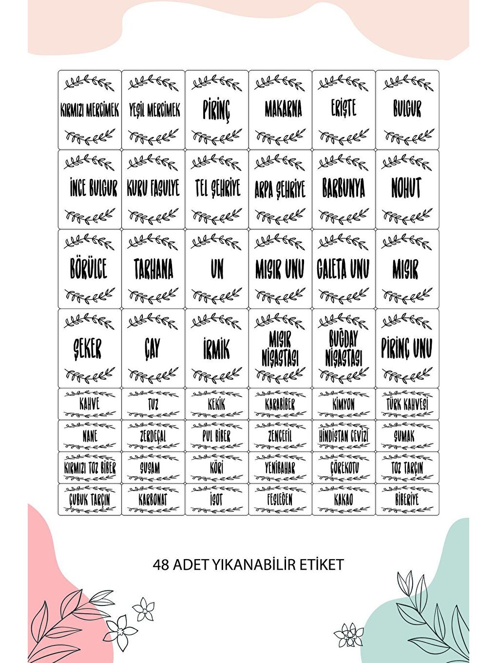 Meleni Home Antrasit 32'li Silikon Kapaklı Kare Erzak Saklama Kabı 8x(0,3 Lt-0,5 Lt-1,1 Lt-1,7 Lt) Baharatlık Seti - 1