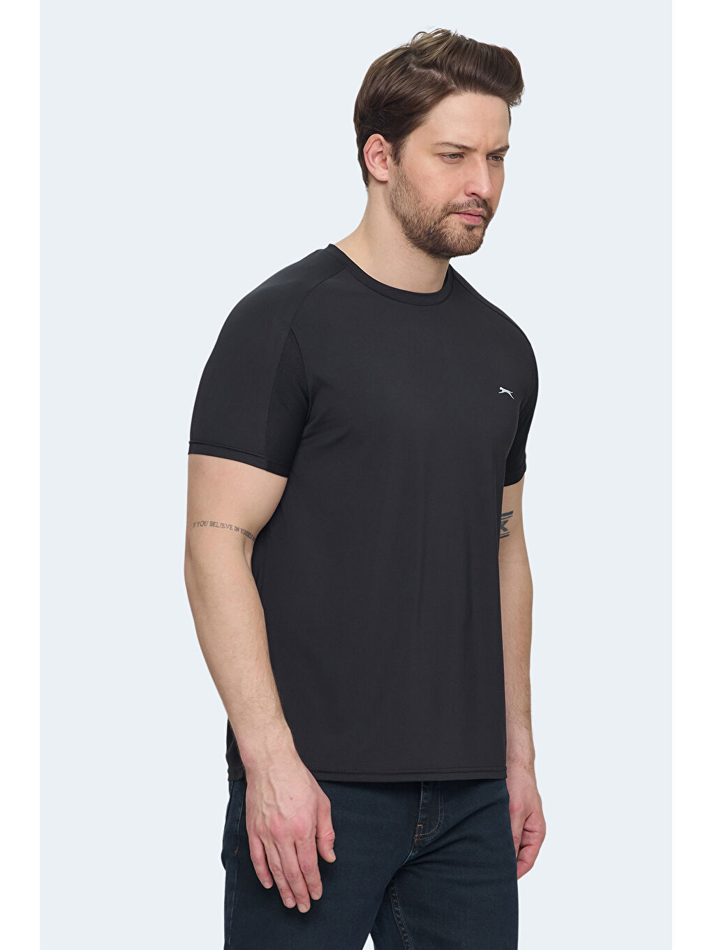 VISHAL KTN Erkek Siyah Tişört-2