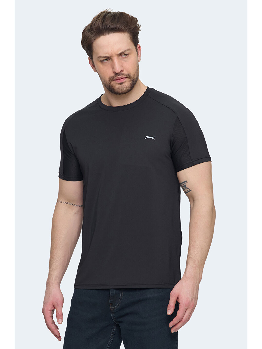 VISHAL KTN Erkek Siyah Tişört-3