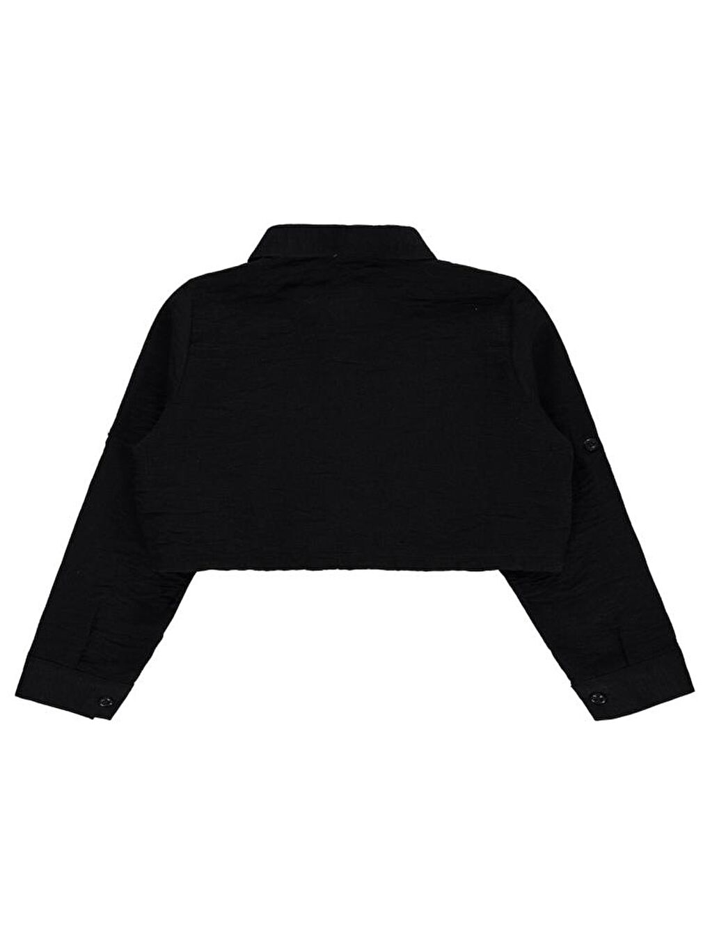 Girls Good Vibes Only Baskılı 10-13 Yaş Gömlek - Siyah 11-12 Yaş