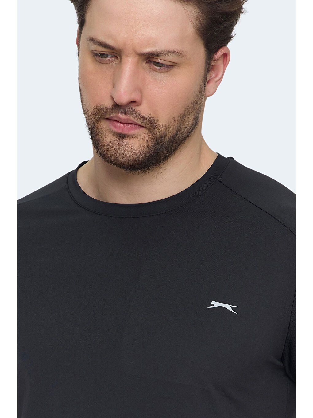 VISHAL KTN Erkek Siyah Tişört-4