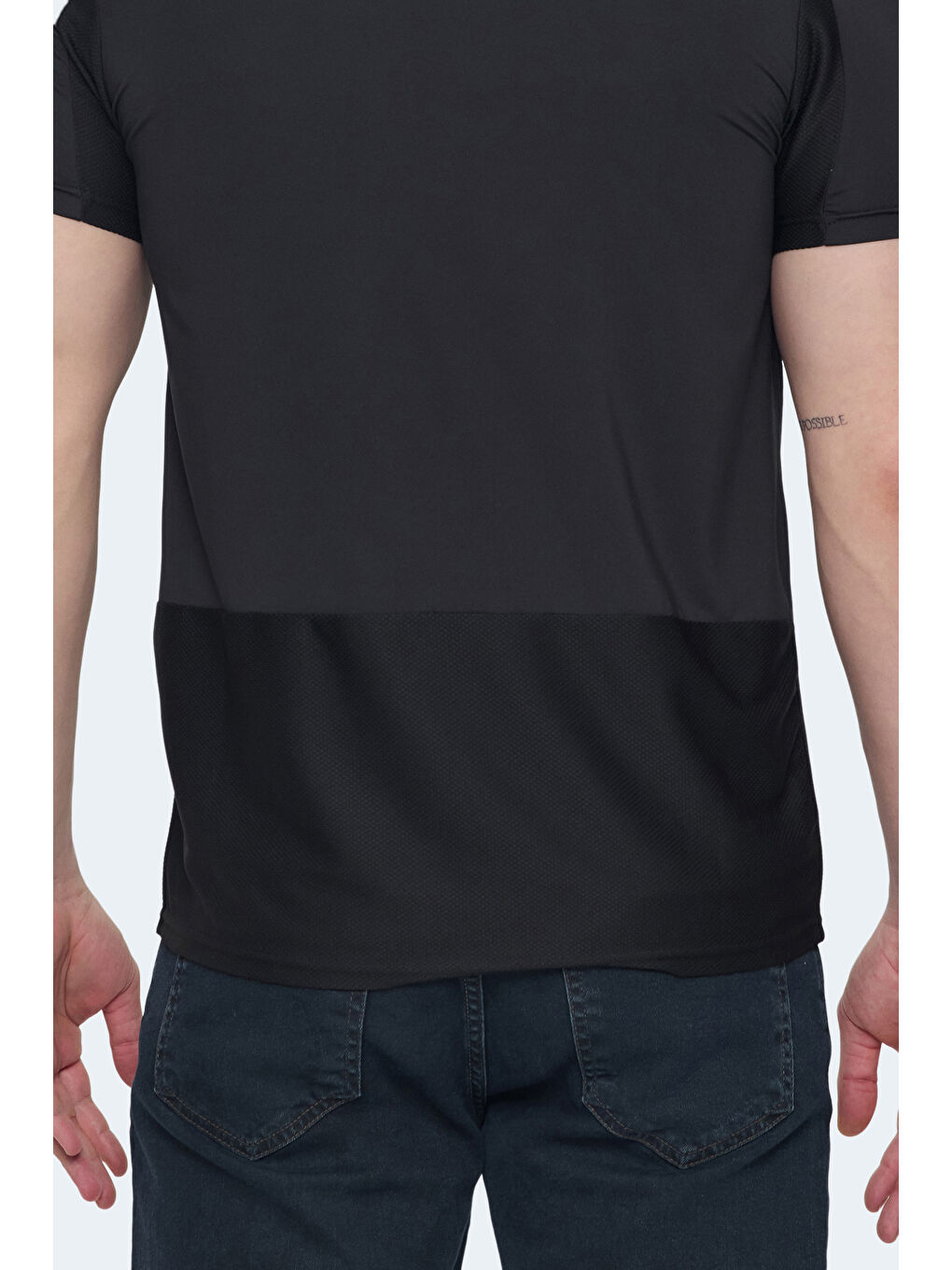 VISHAL KTN Erkek Siyah Tişört-5