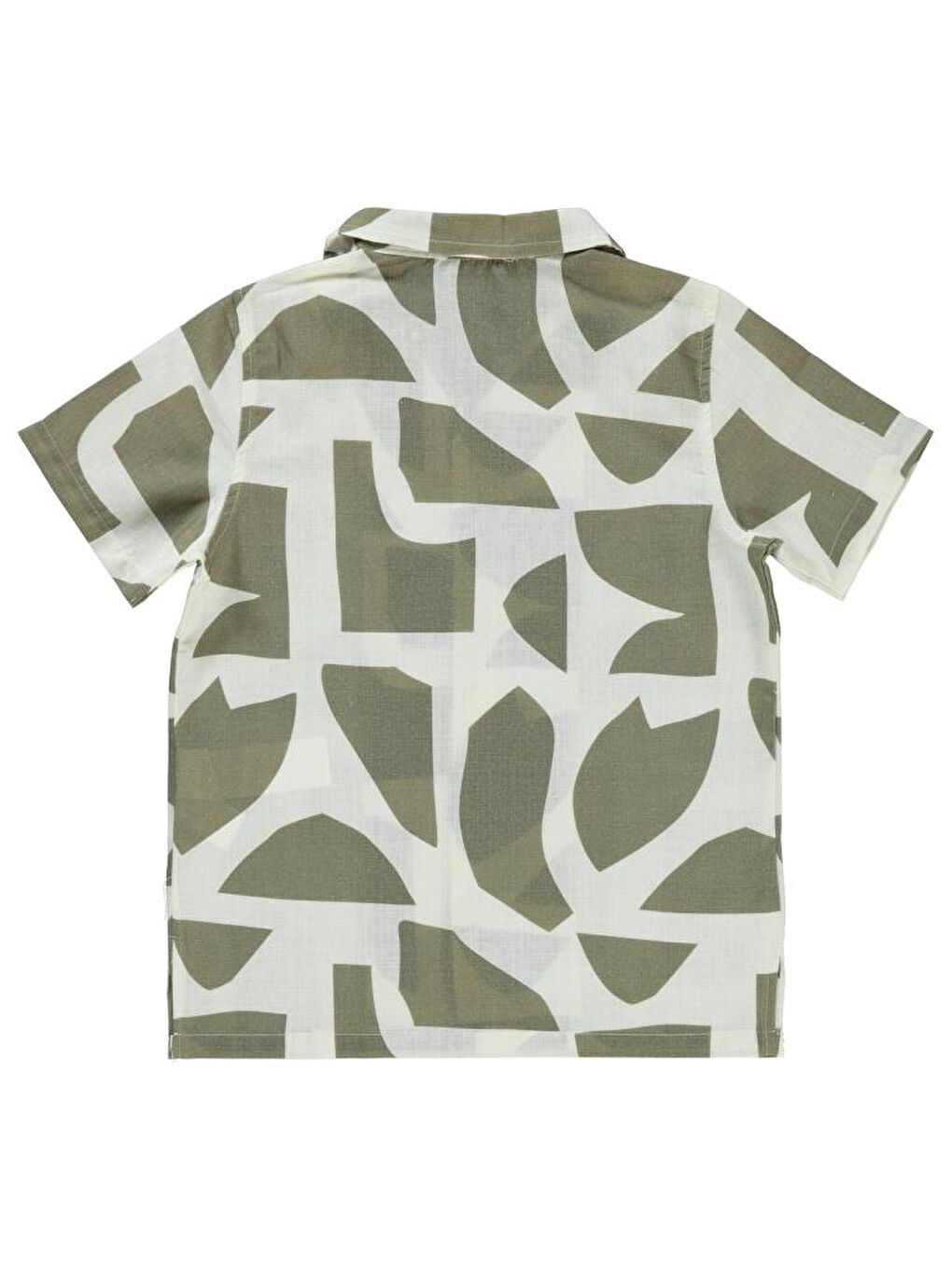 Boys Kendinden Desenli 6-9 Yaş Gömlek - Kahverengi9-10 Yaş-1