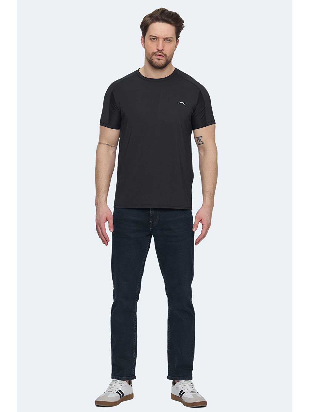 VISHAL KTN Erkek Siyah Tişört-6