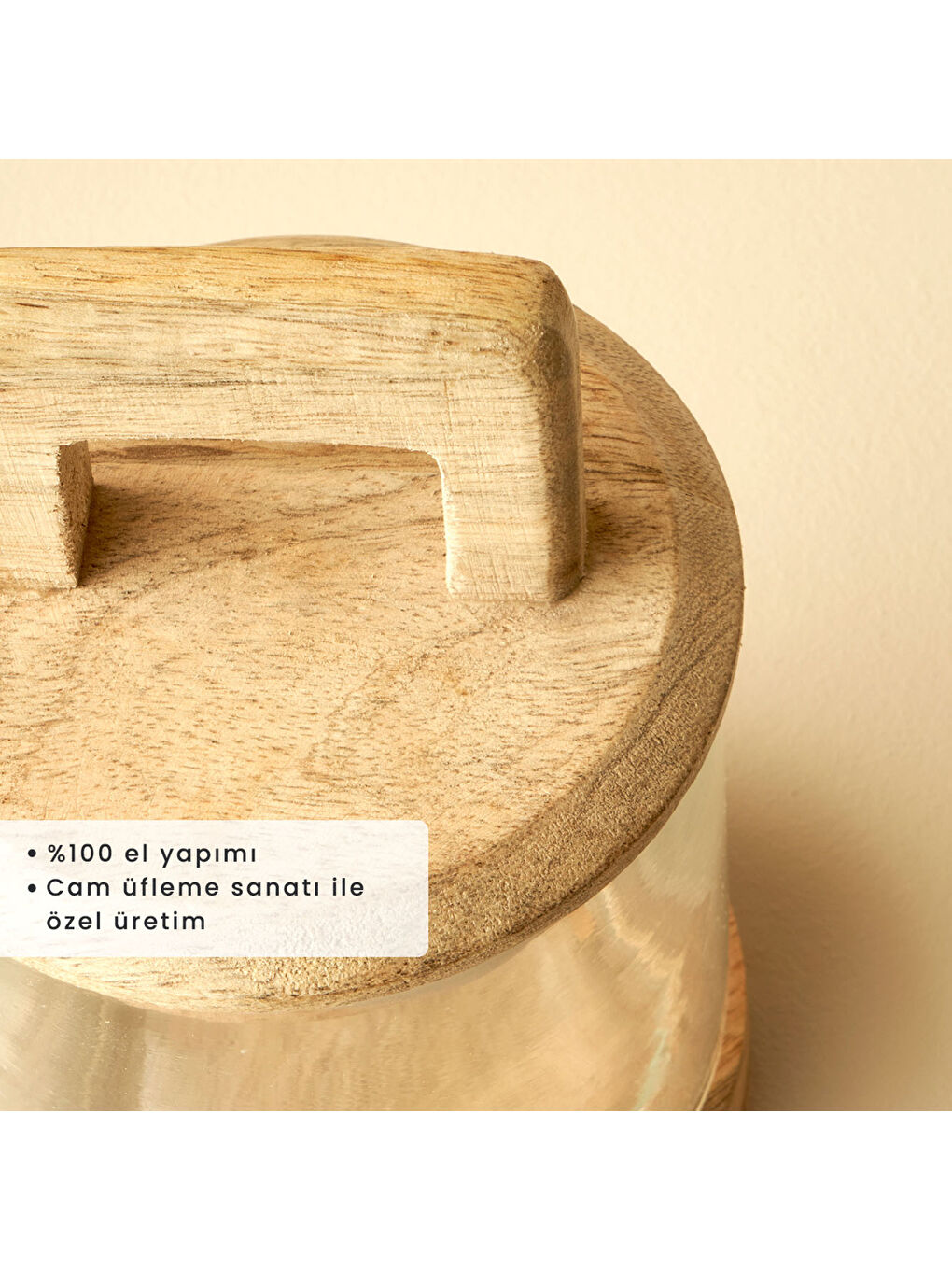 Bej Verre Kavanoz Naturel (600 ml)-1