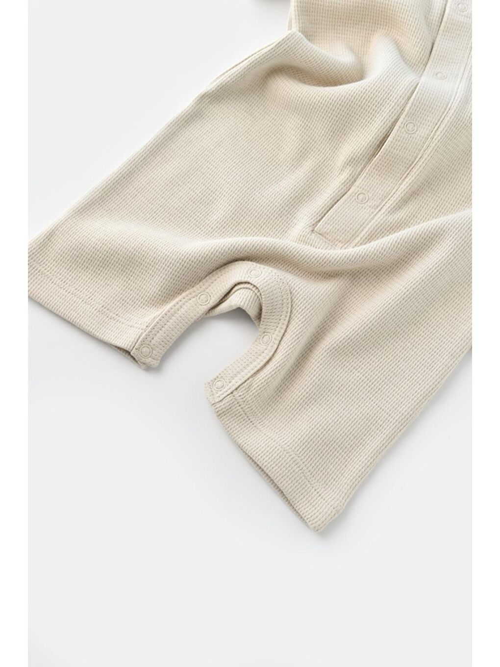 Bej Organik Kısa Kollu Tulum csyw1012-3