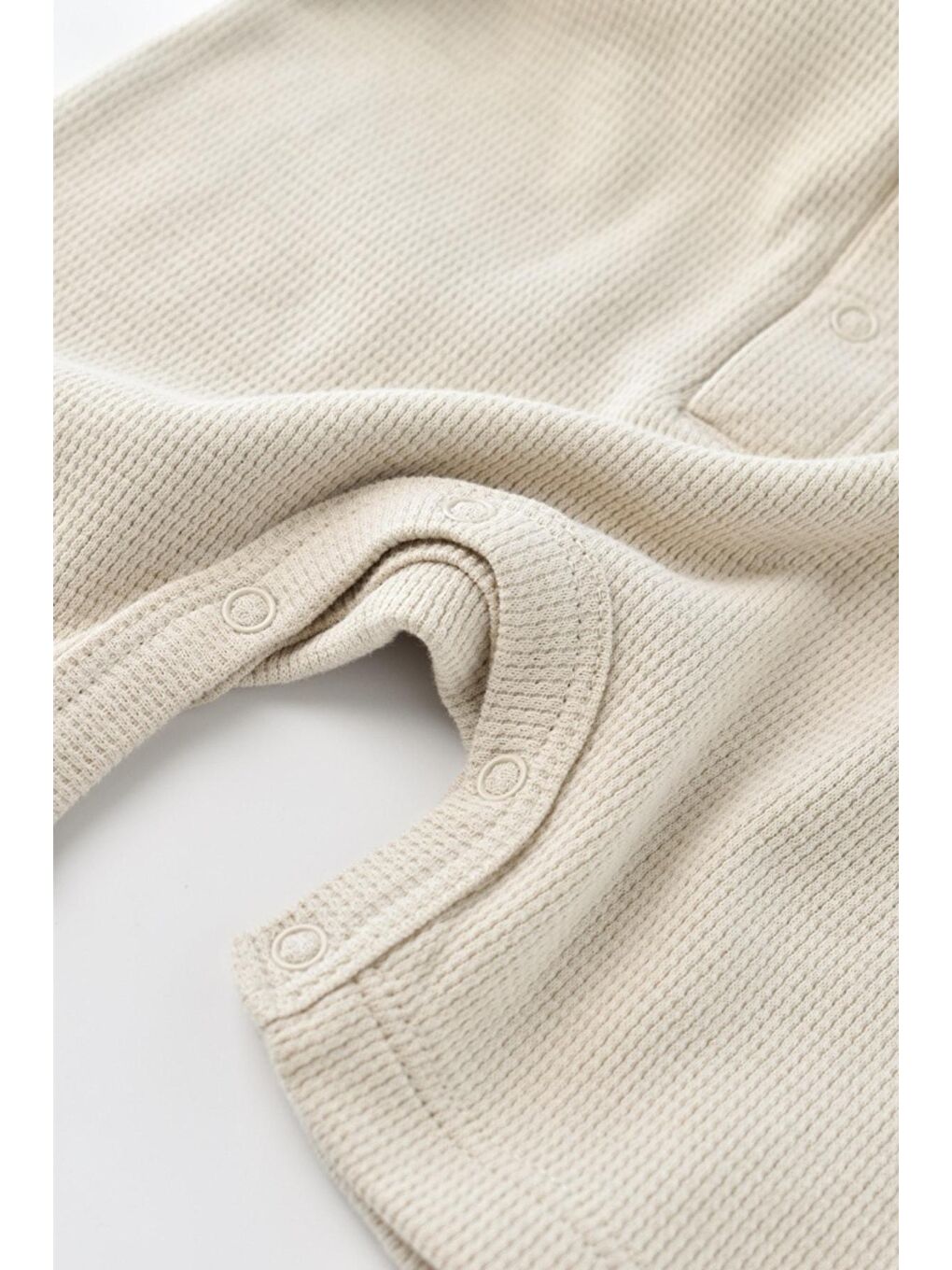 Bej Organik Kısa Kollu Tulum csyw1012-4