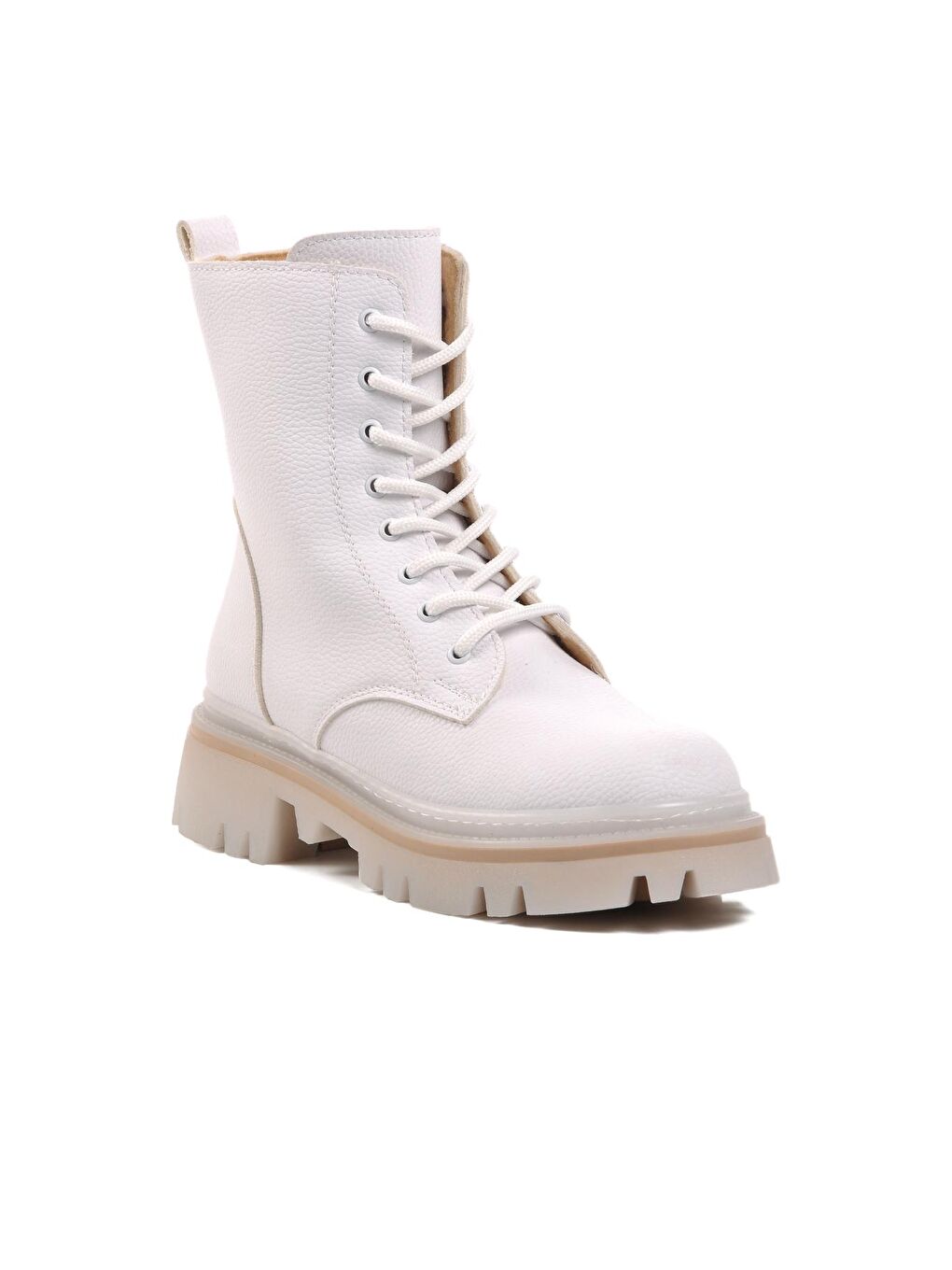 332086 Beyaz İçi Polarlı Kadın Postal Bot-2