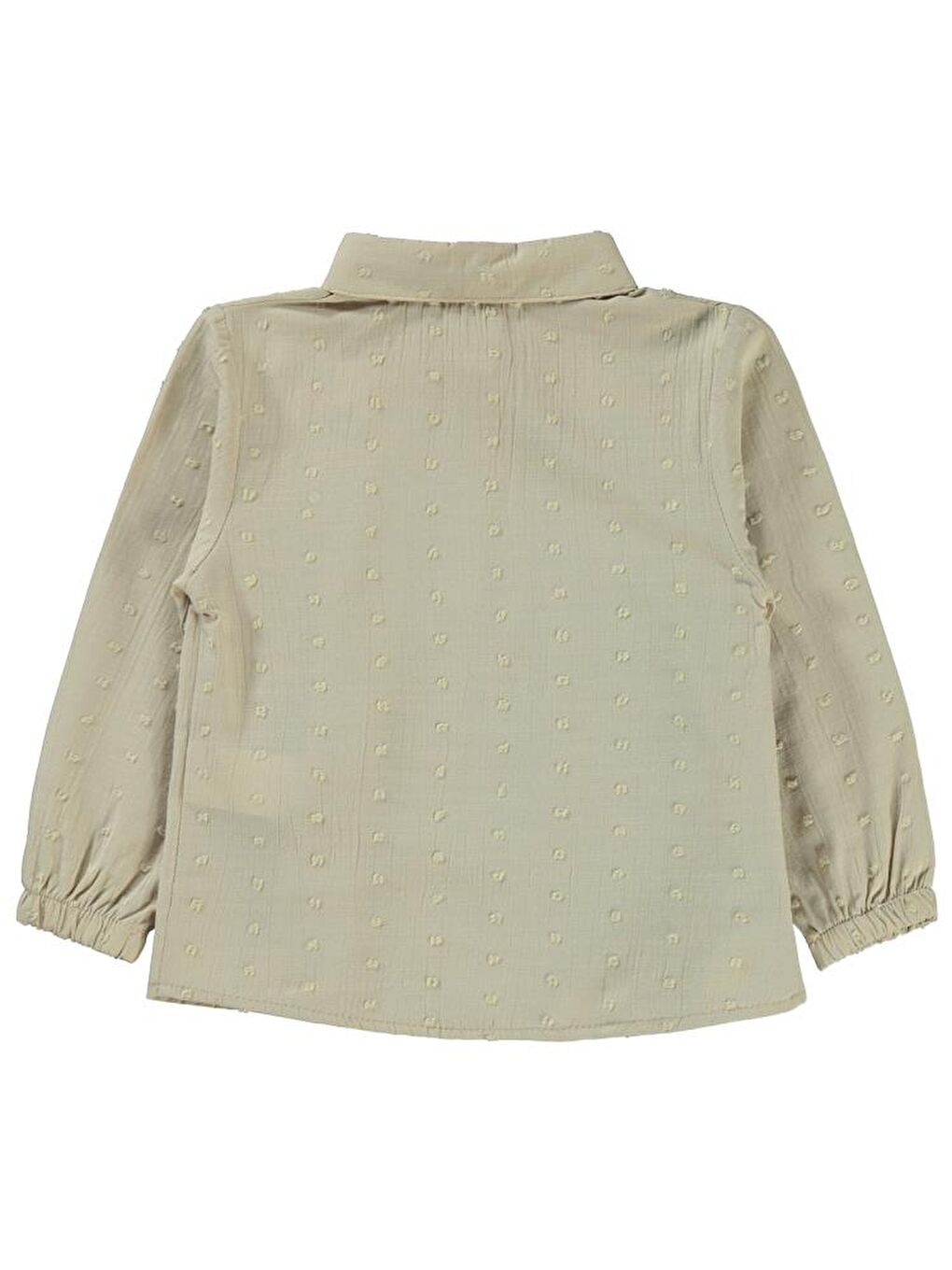 Girls Çiçek Nakışlı 2-5 Yaş Gömlek - Bej 2-3 Yaş