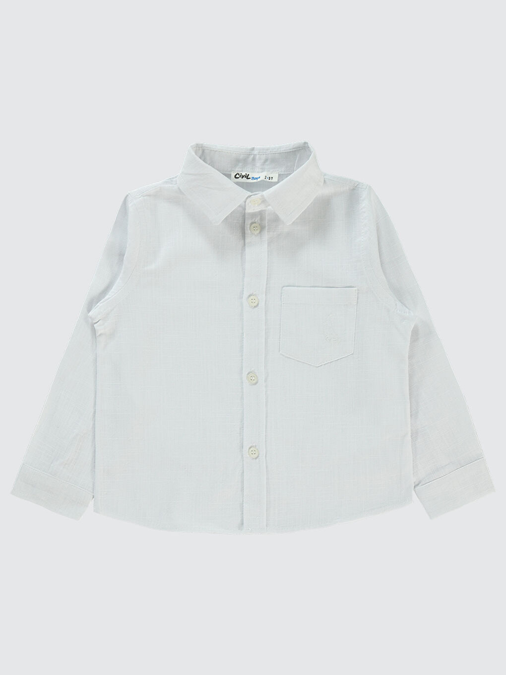 Boys Erkek Çocuk Gömlek 2-5 Yaş Beyaz