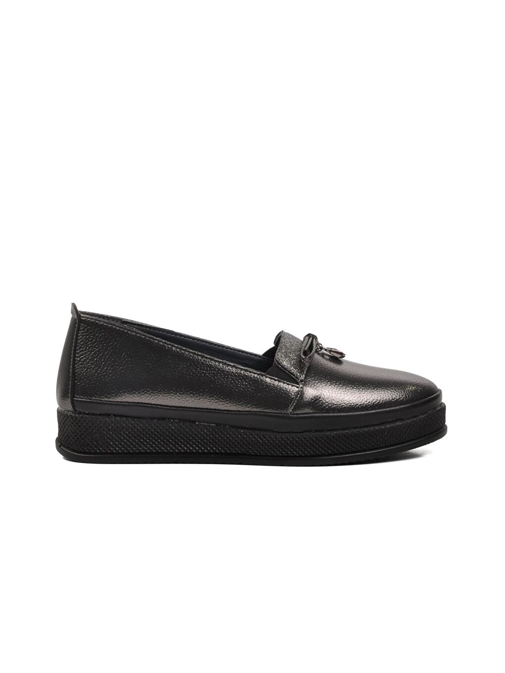 Ayakmod Gümüş 673426 Gümüş Kadın Loafer Ayakkabı