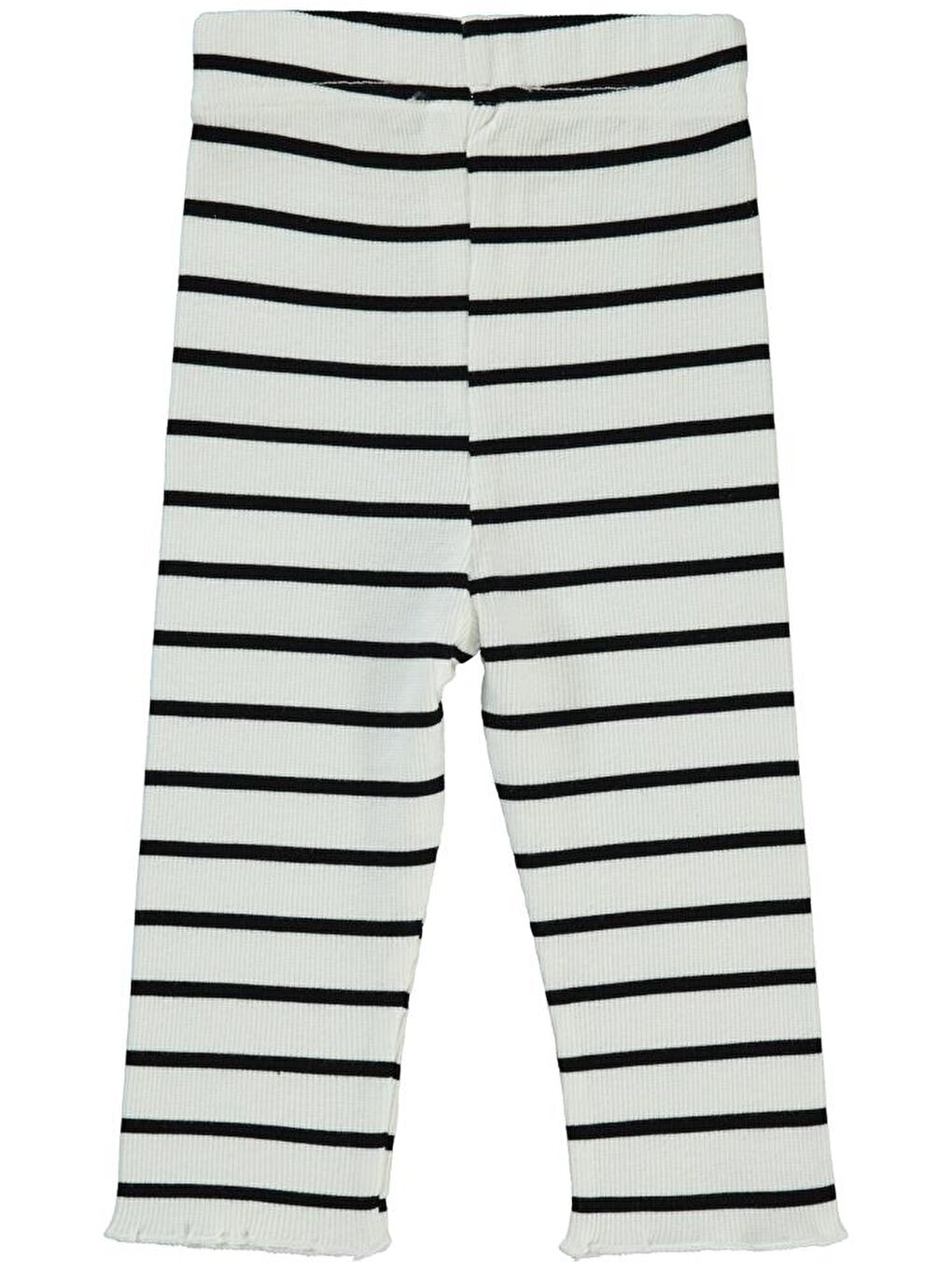 Baby Çizgili 6-18 Ay Tayt - Siyah 9-12 Ay-1