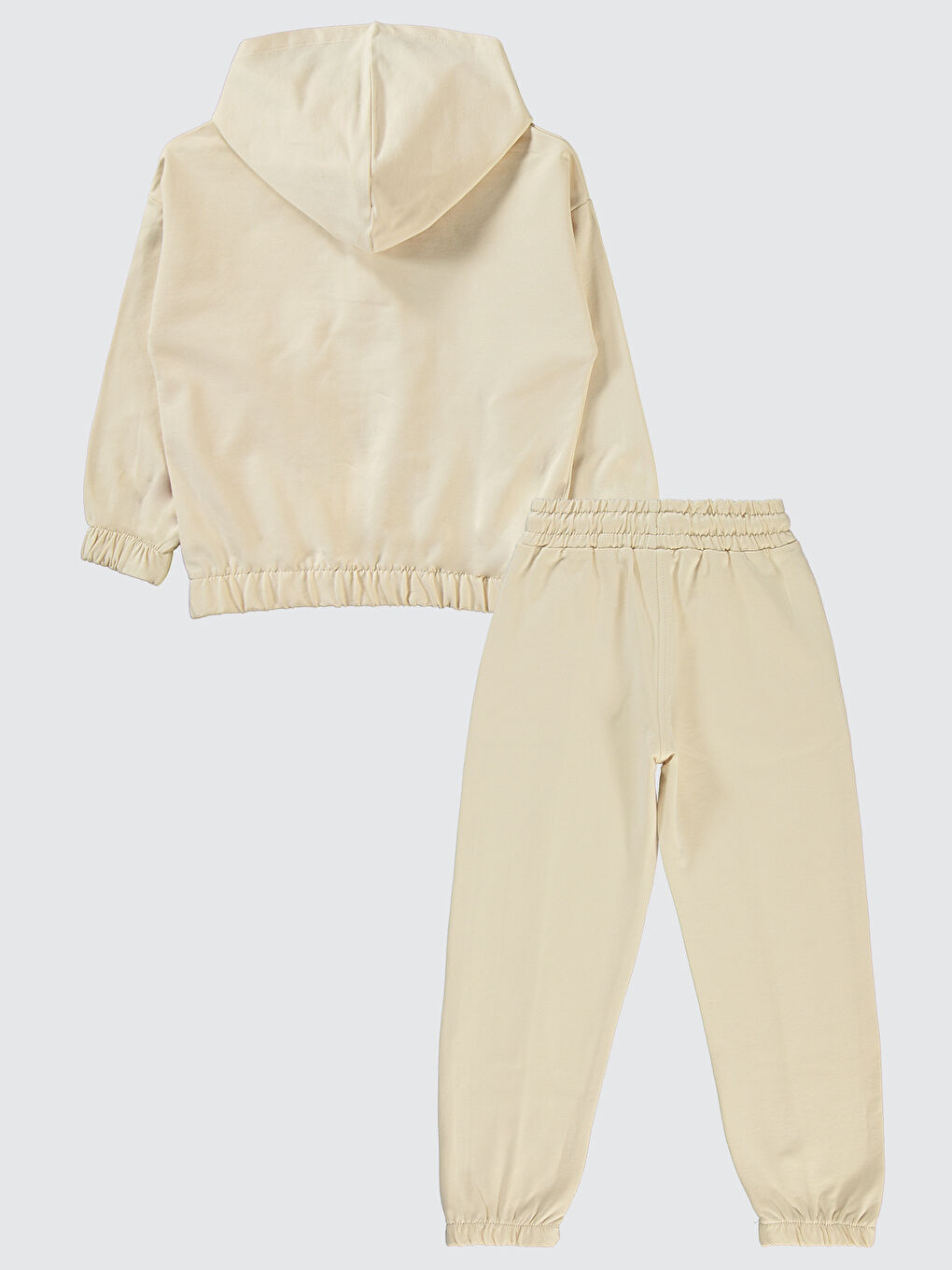 Girls Kız Çocuk Eşofman Takımı 6-9 Yaş Bej-1