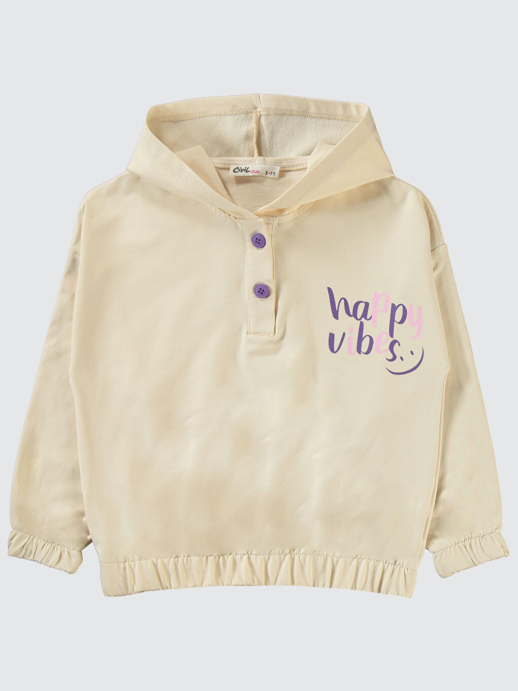 Girls Kız Çocuk Eşofman Takımı 6-9 Yaş Bej-2