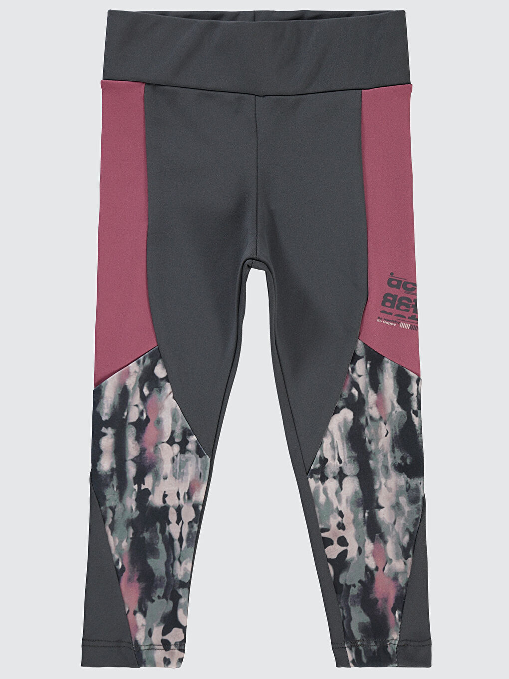 Gri Girls Kız Çocuk Tayt 2-5 Yaş Açık Füme