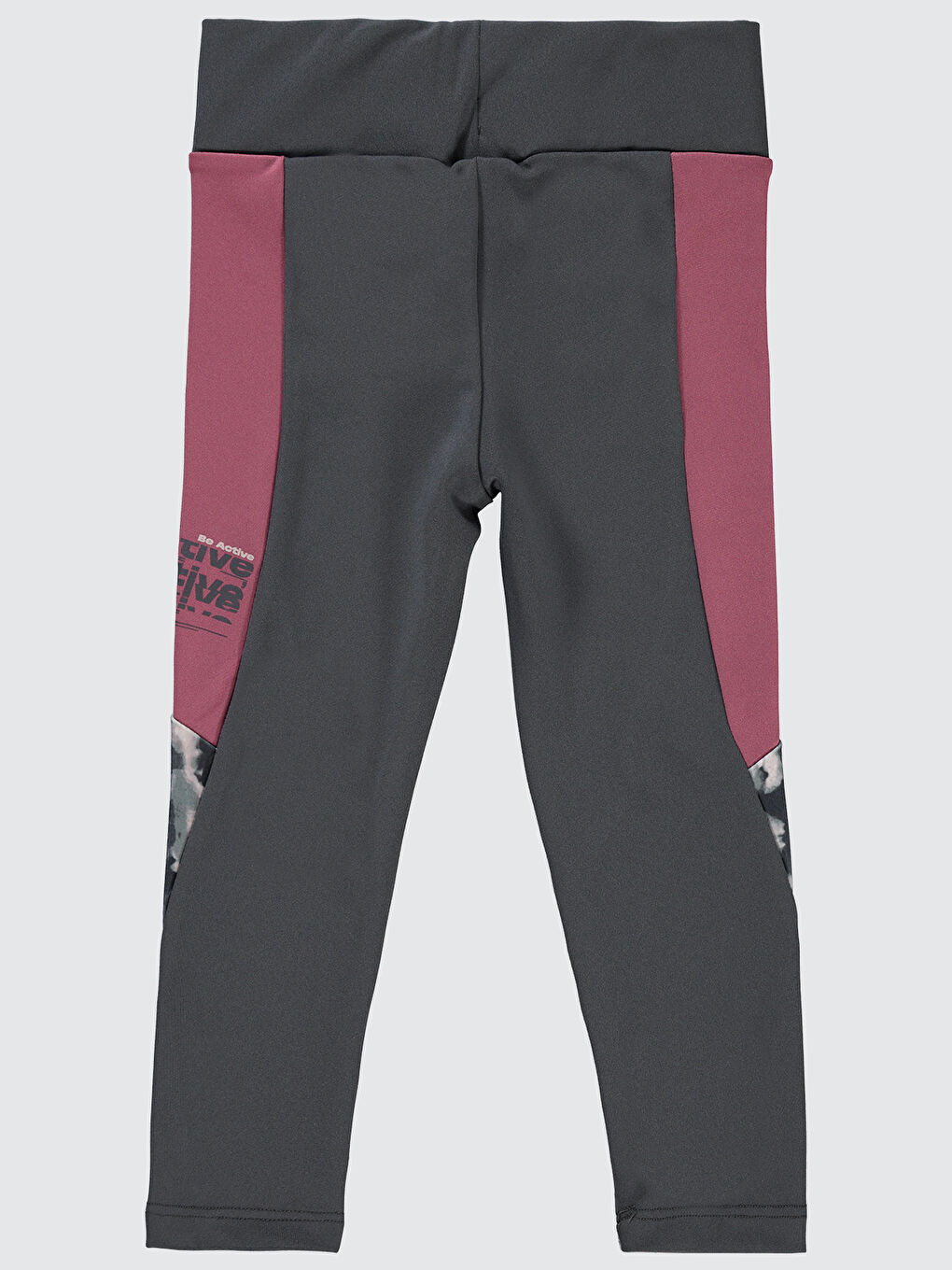 Gri Girls Kız Çocuk Tayt 2-5 Yaş Açık Füme-1