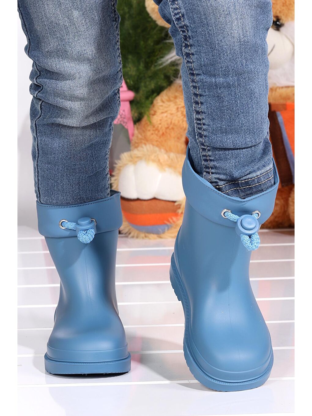Mavi Bimbi Euri Kız/Erkek Çocuk Su Geçirmez Yağmur Kar Çizmesi W10257-2