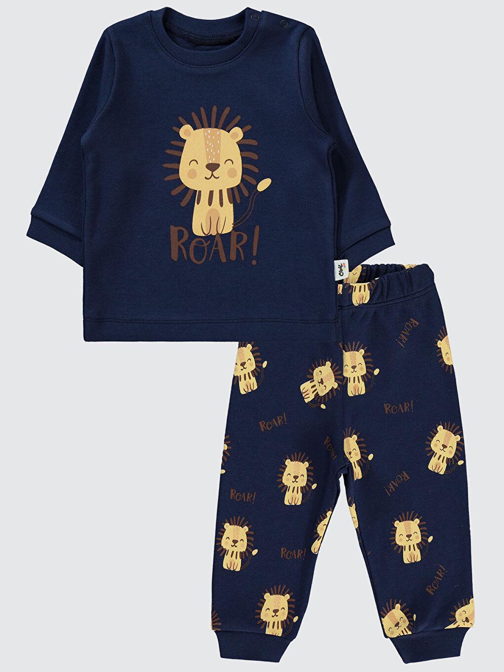 Baby Erkek Bebek Pijama Takımı 6-18 Ay Lacivert