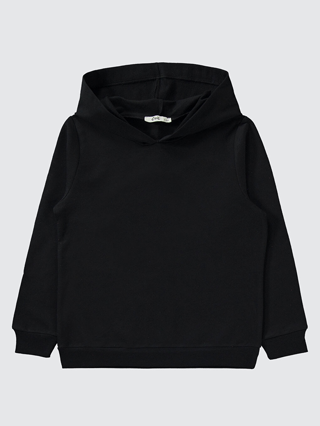 Unisex Çocuk Eşofman Takımı 6-9 Yaş Siyah-2