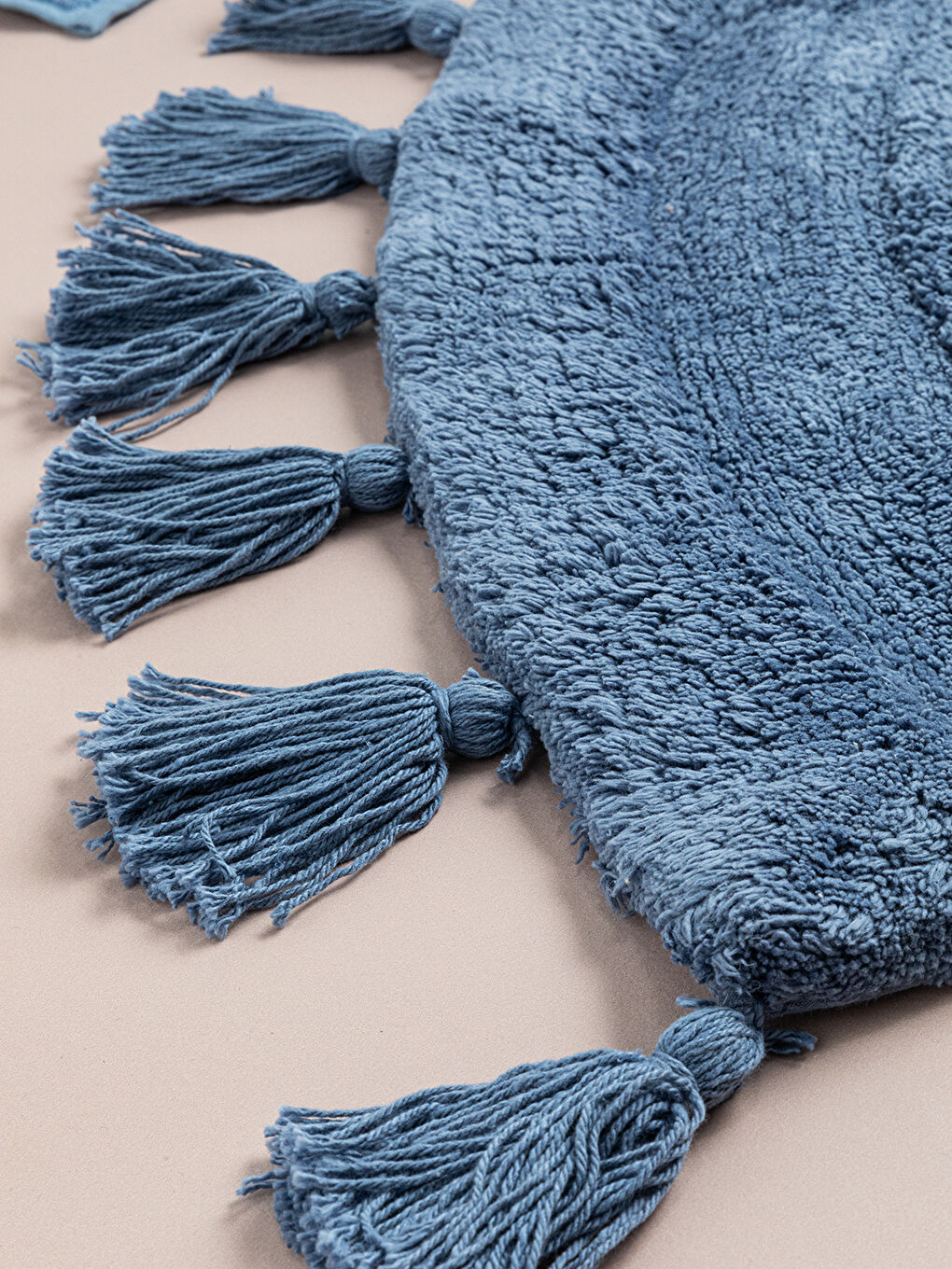 Luna Pamuklu Banyo Paspası Açık Mavi-2