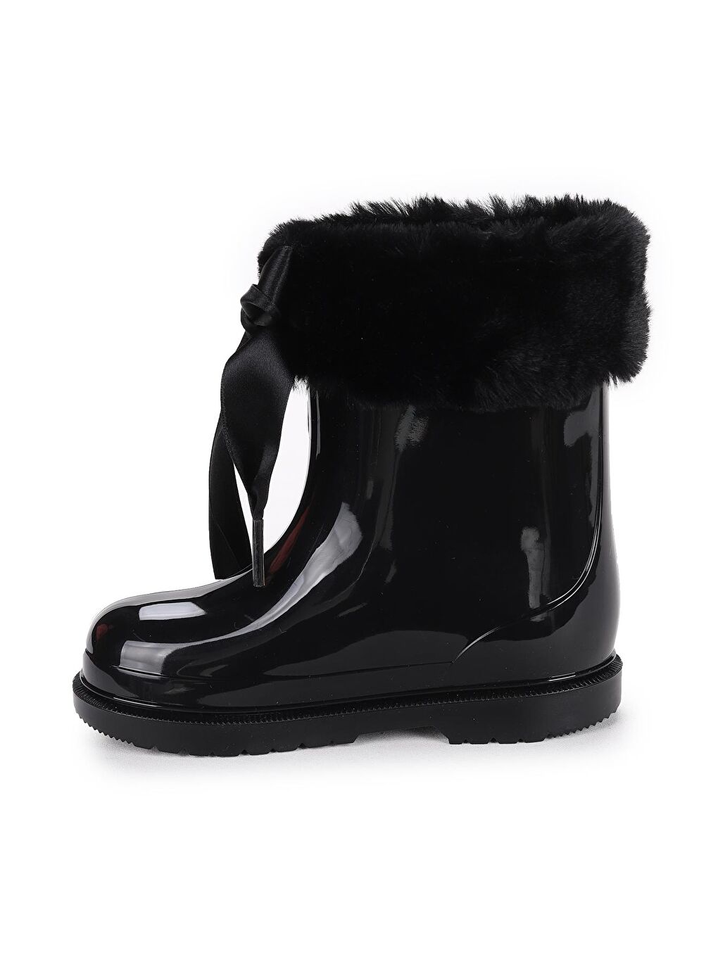 Siyah Bimbi Soft Erkek/Kız Çocuk Yağmur Kar Çizmesi W10258-3