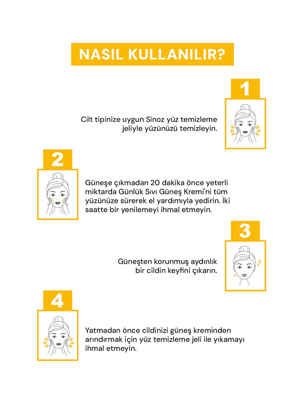 SPF50+ Günlük Kullanım Sıvı Yüz Güneş Kremi 50ml - Yeni Nesil Güneş Filtreleri- Hibrit Formül-PA++++-3