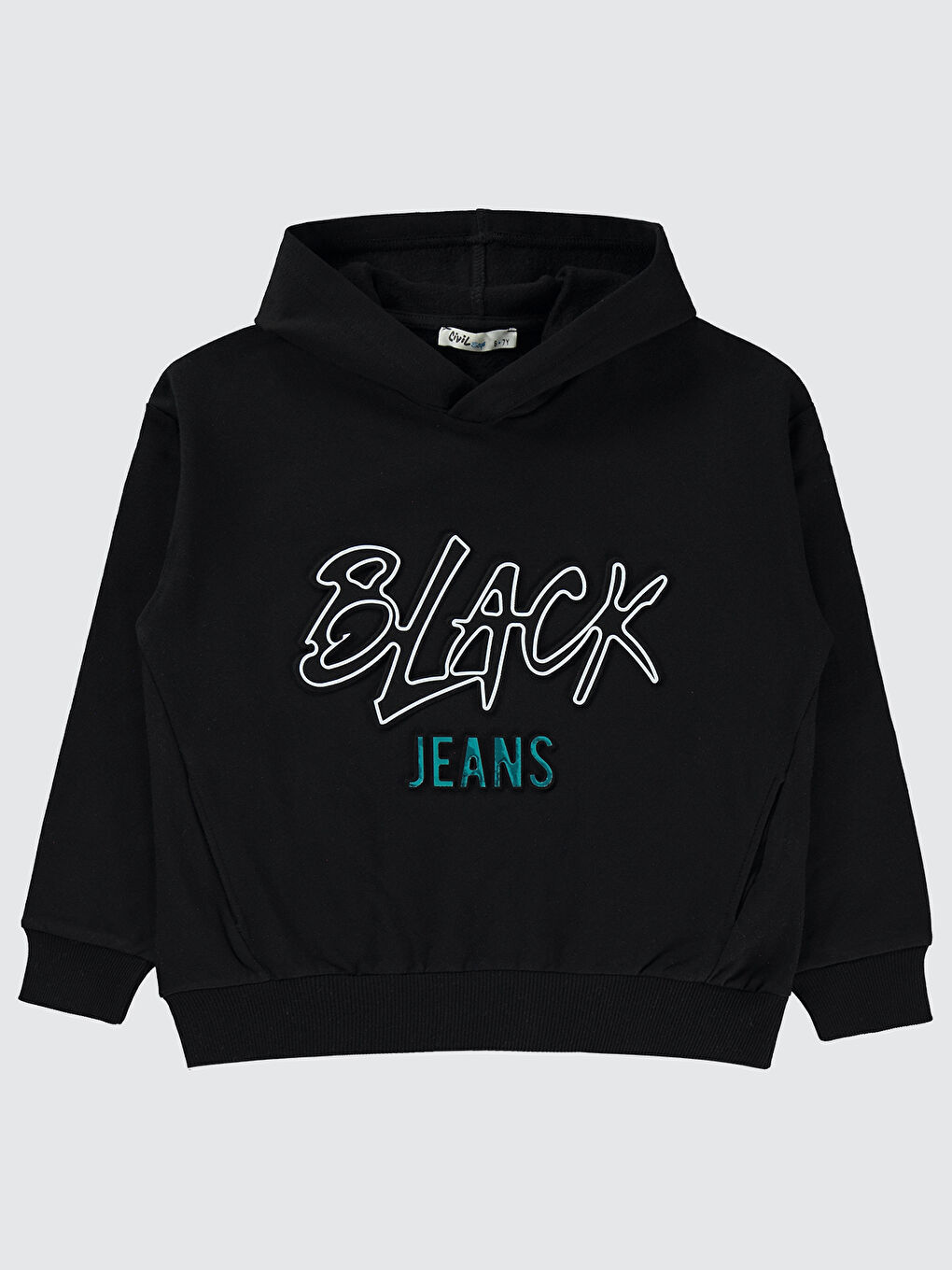 Boys Erkek Çocuk Sweatshirt 6-9 Yaş Siyah