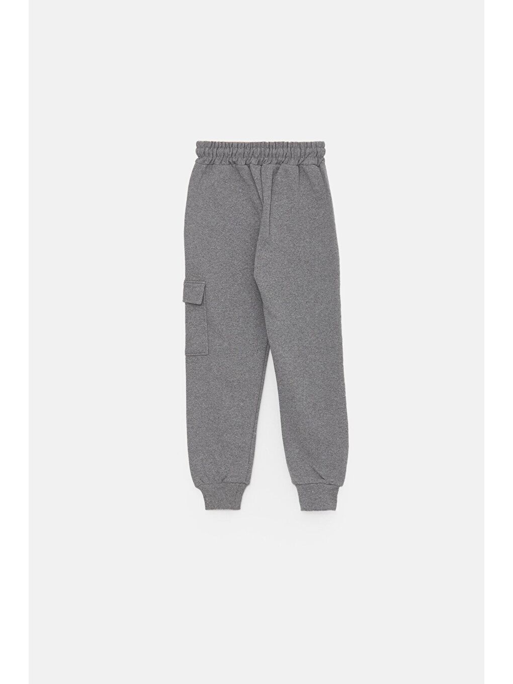 Gri Kargo Cepli Erkek Çocuk Eşofman Altı-1