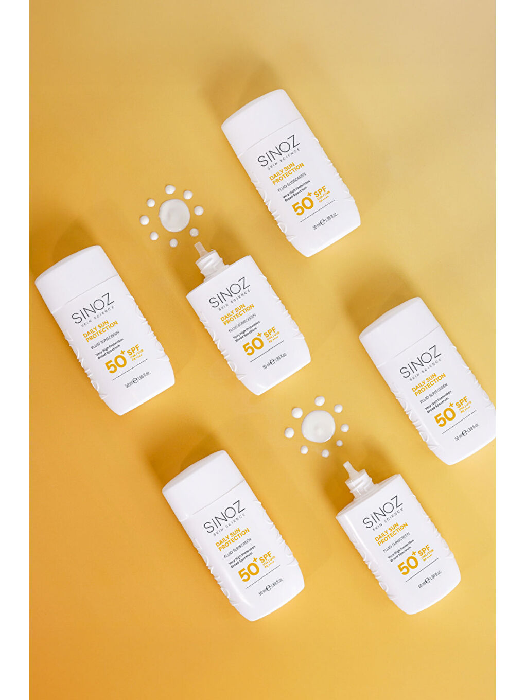 SPF50+ Günlük Kullanım Sıvı Yüz Güneş Kremi 50ml - Yeni Nesil Güneş Filtreleri- Hibrit Formül-PA++++-5
