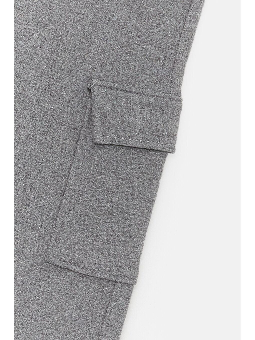 Gri Kargo Cepli Erkek Çocuk Eşofman Altı-3