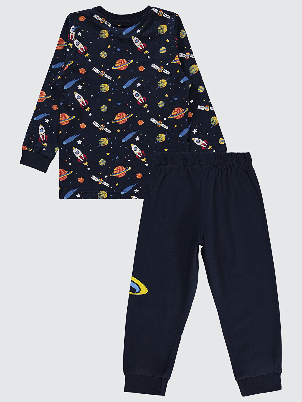Boys Erkek Çocuk Pijama Takımı 2-5 Yaş Lacivert-1